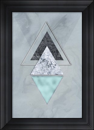 Framed Marle Geometry Print