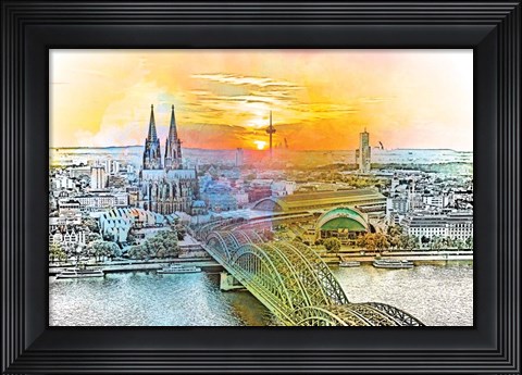 Framed Cologne Print