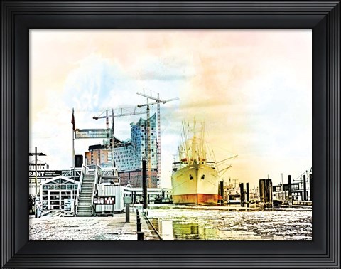 Framed Hamburg Print
