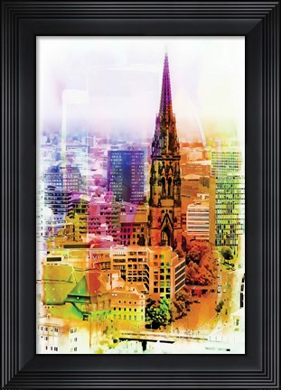 Framed Hamburg IV Print