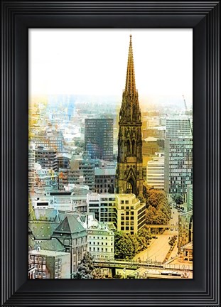 Framed Hamburg V Print