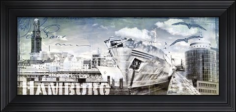 Framed Hamburg VI Print