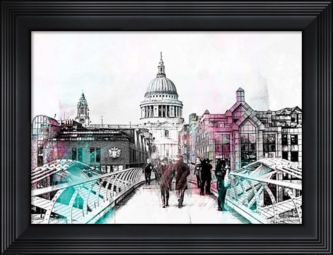 Framed London Bridge Print
