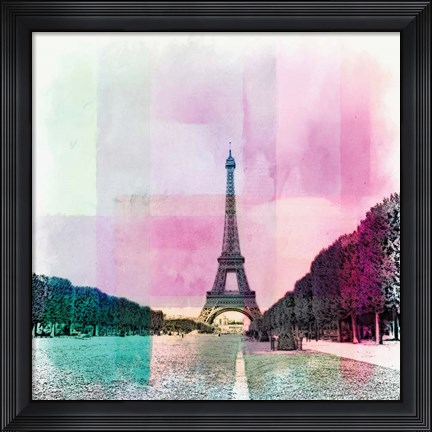 Framed Eiffel Tower II Print
