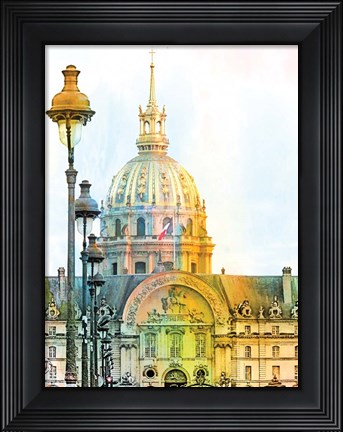 Framed Les Invalides II Print