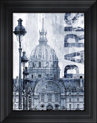 Framed Les Invalides III Print