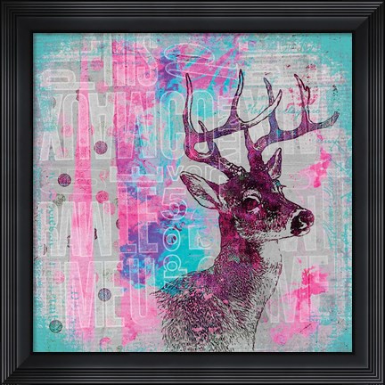Framed Deer Print