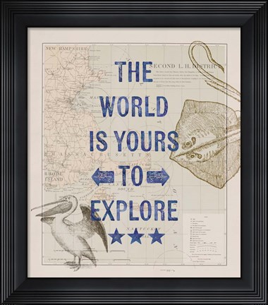Framed Explore Print