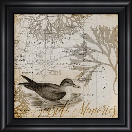 Framed Seaside Memories Print
