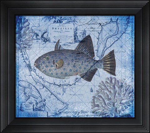 Framed Tropical Fish Print