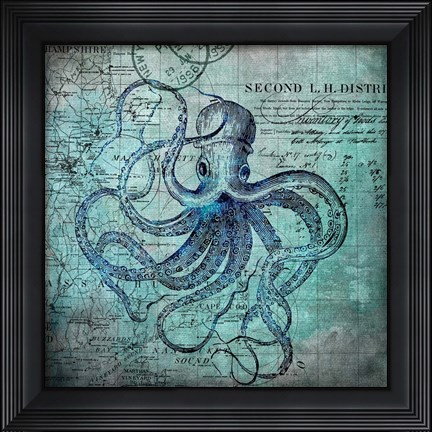 Framed Octopus Print