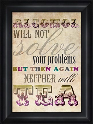 Framed Tea Print