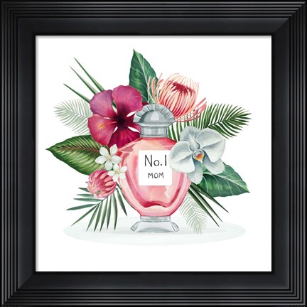 Framed Perfume II Print