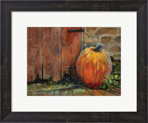 Framed Pumpkin Print