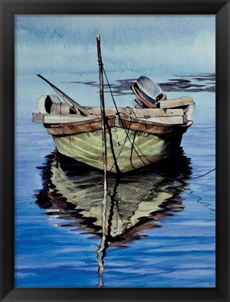 Framed Oyster Boat Print