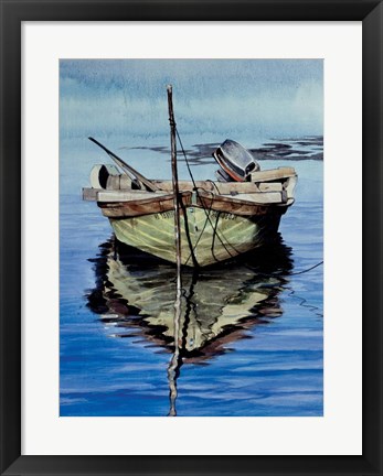 Framed Oyster Boat Print