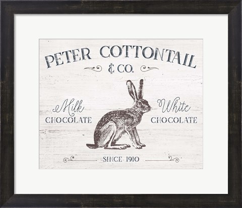 Framed Peter Cottontail Print