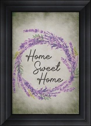 Framed Home Sweet Home Print