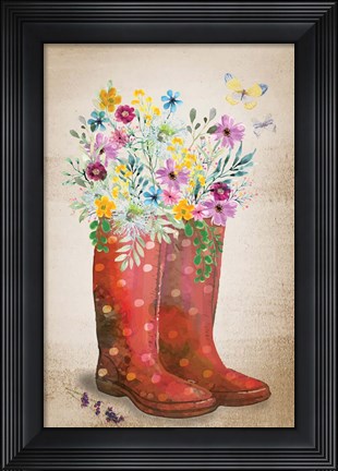Framed Wild Flower I Print