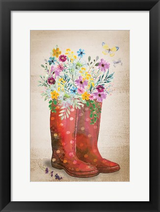 Framed Wild Flower I Print