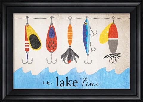 Framed Lake Time Print