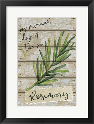 Framed Rosemary Print