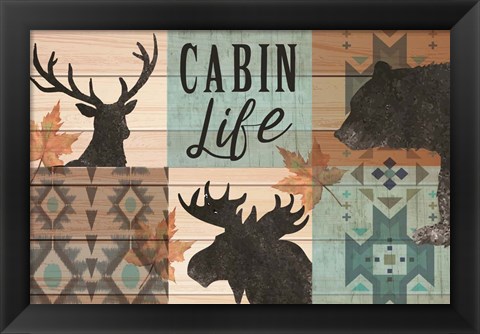 Framed Cabin Life Print