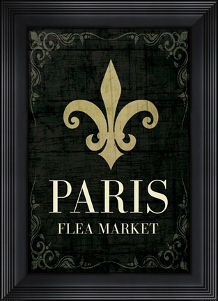 Framed Paris Flea Market Print