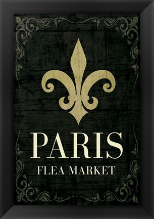 Framed Paris Flea Market Print