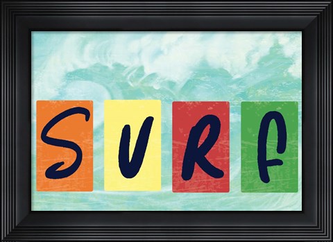 Framed Surf Print