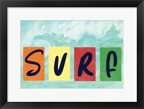 Framed Surf Print