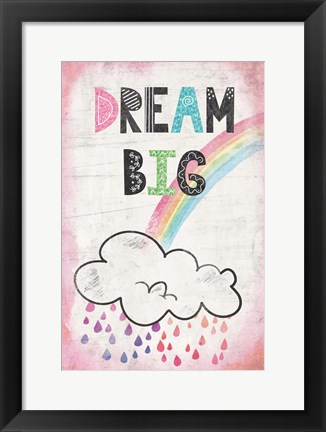 Framed Dream Big Print