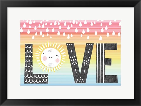 Framed Love Print