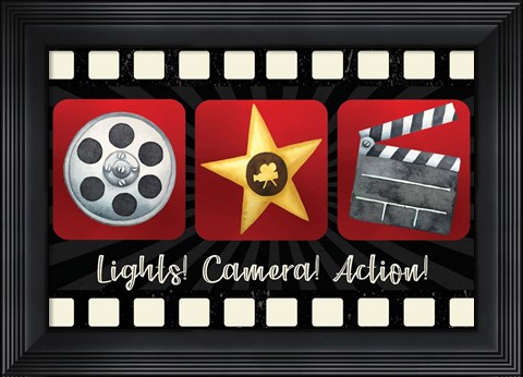 Framed Movie IV Print