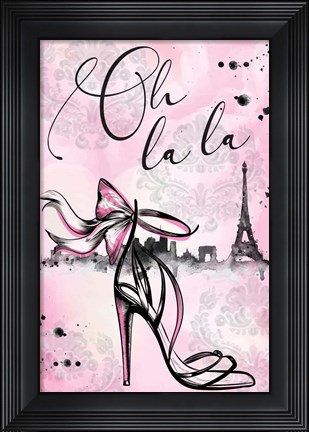 Framed Oh La La Print