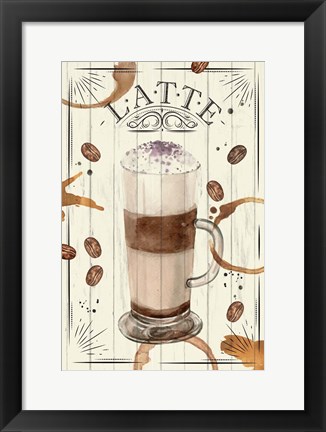 Framed Latte Print