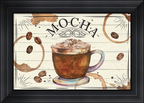Framed Mocha Print