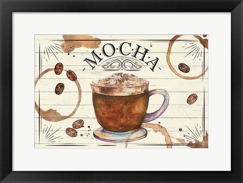 Framed Mocha Print