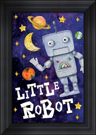 Framed Little Robot Print