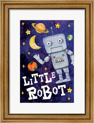 Framed Little Robot Print