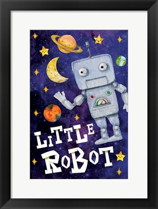 Framed Little Robot Print