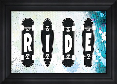Framed Ride Print