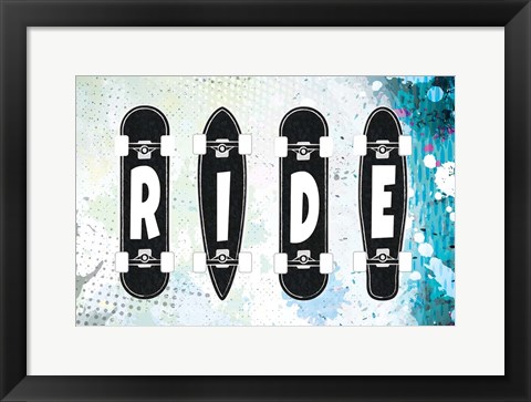 Framed Ride Print