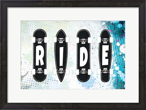 Framed Ride Print