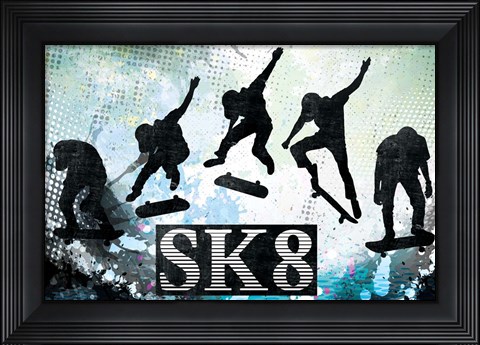 Framed Sk8 Print