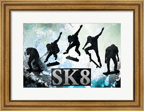 Framed Sk8 Print