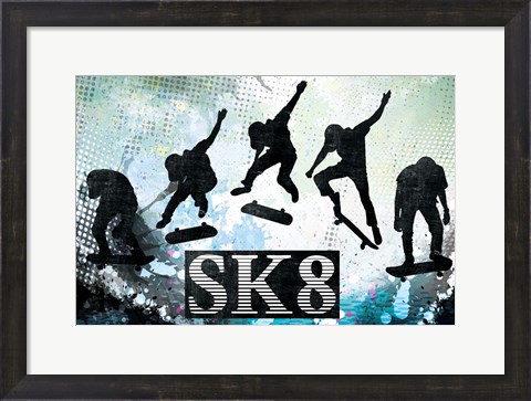 Framed Sk8 Print