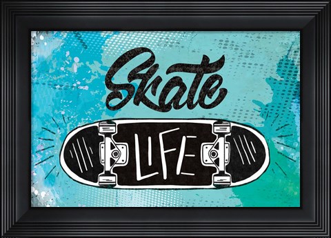 Framed Skate Life Print