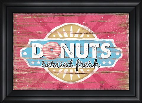 Framed Fresh Donuts Print
