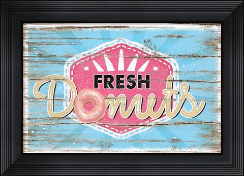 Framed Fresh Donuts II Print